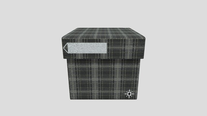 Fabric Pouf 3D Model