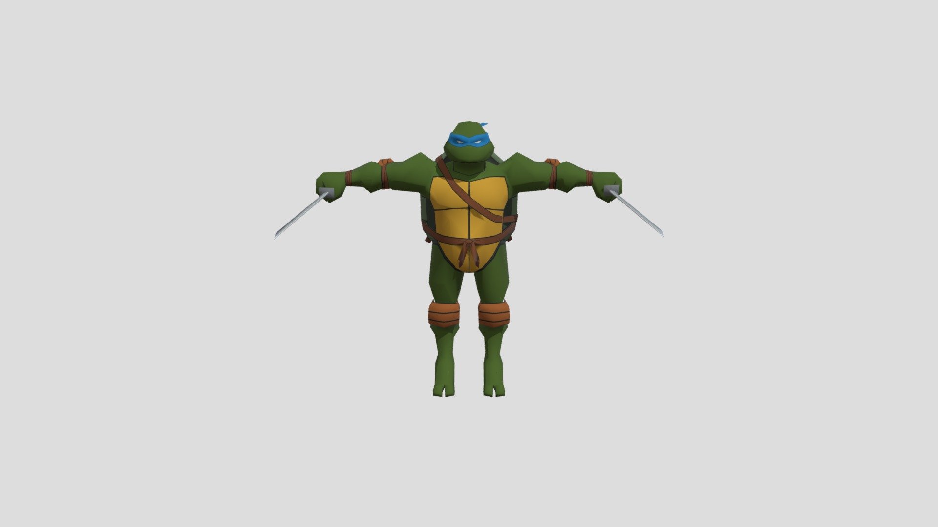 Leonardo TMNT 2003 - Download Free 3D model by Scorpion4241