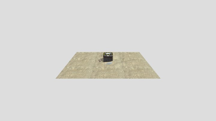 Post Apocalyptic Storage Box 3D Model