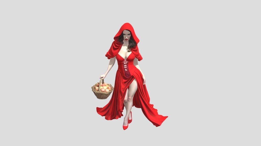 scarlet_hood_in_the_woods