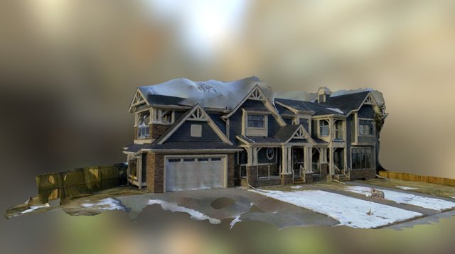 Rough Draft House Model 3D Model