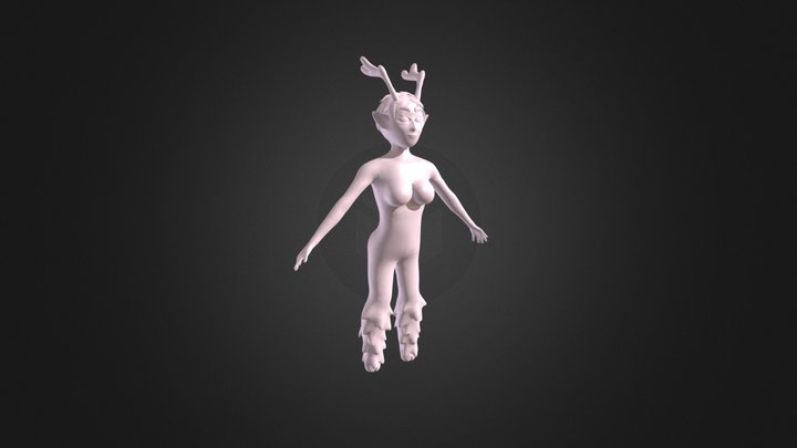 Retopologia 3D personagem 3D Model