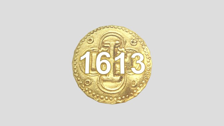 doblón de oro 1613 3D Model