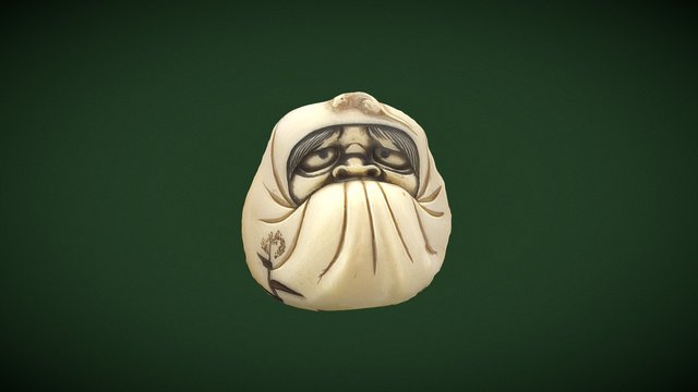 Item 2: 1980.34.2137 Netsuke 3D Model