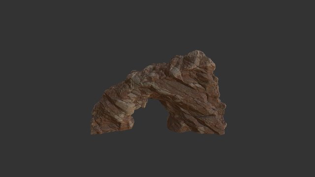 Desert rock Arch 3D Model