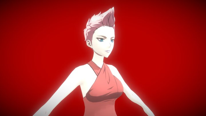 Grace anime character 3D Model