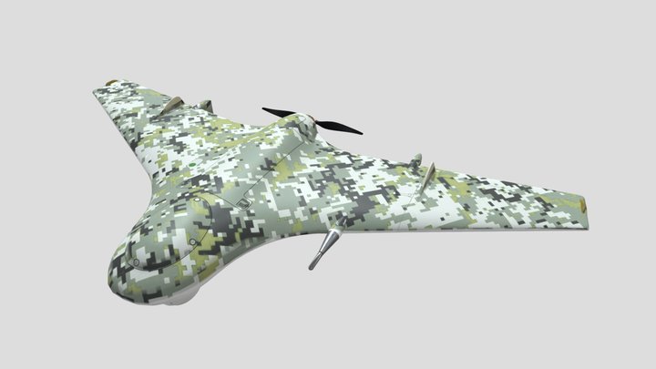 Aileron T-23 (UAV) (Элерон Т-23) – Modello 3D gratuito STL