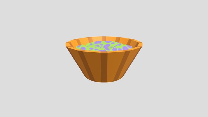 Halloween candy bowl 3D Model