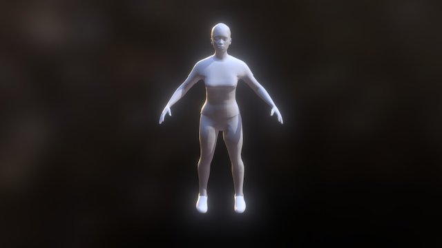 Female person 3D Model