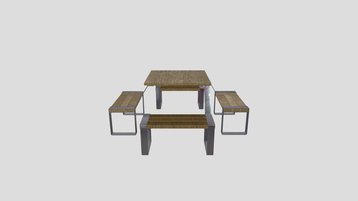 Marina Picnic Table – Free 3D Model STL