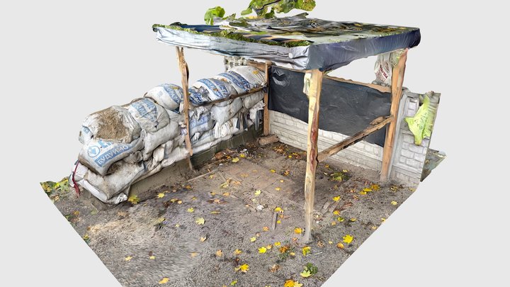 Bus stop in Krasne, Ukraine – Free 3D Model STL