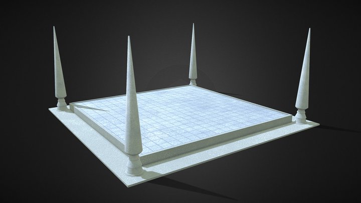 Cell Arena 3D Model 3D Model