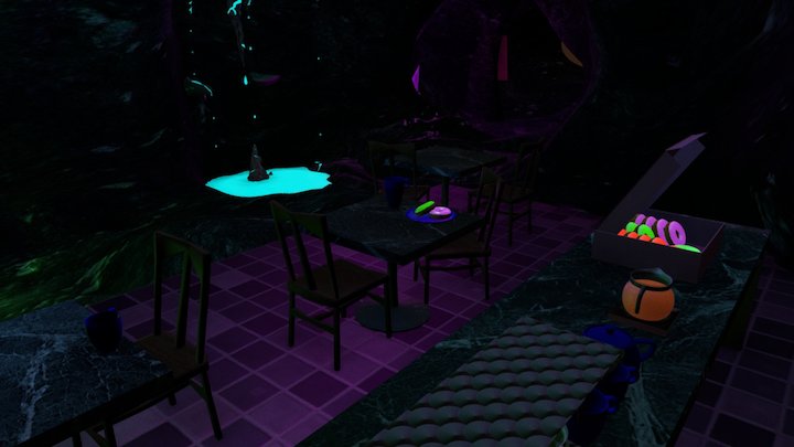 Cave Cafe 3D Model