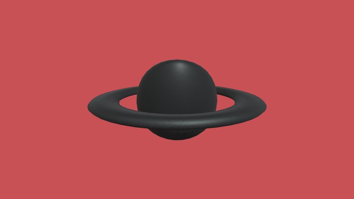 Saturn_silhouette 3D Model