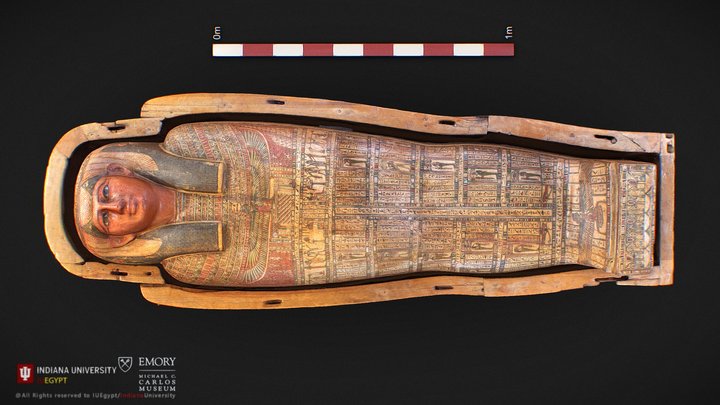 Nested Coffins Iawttasheret 3D Model