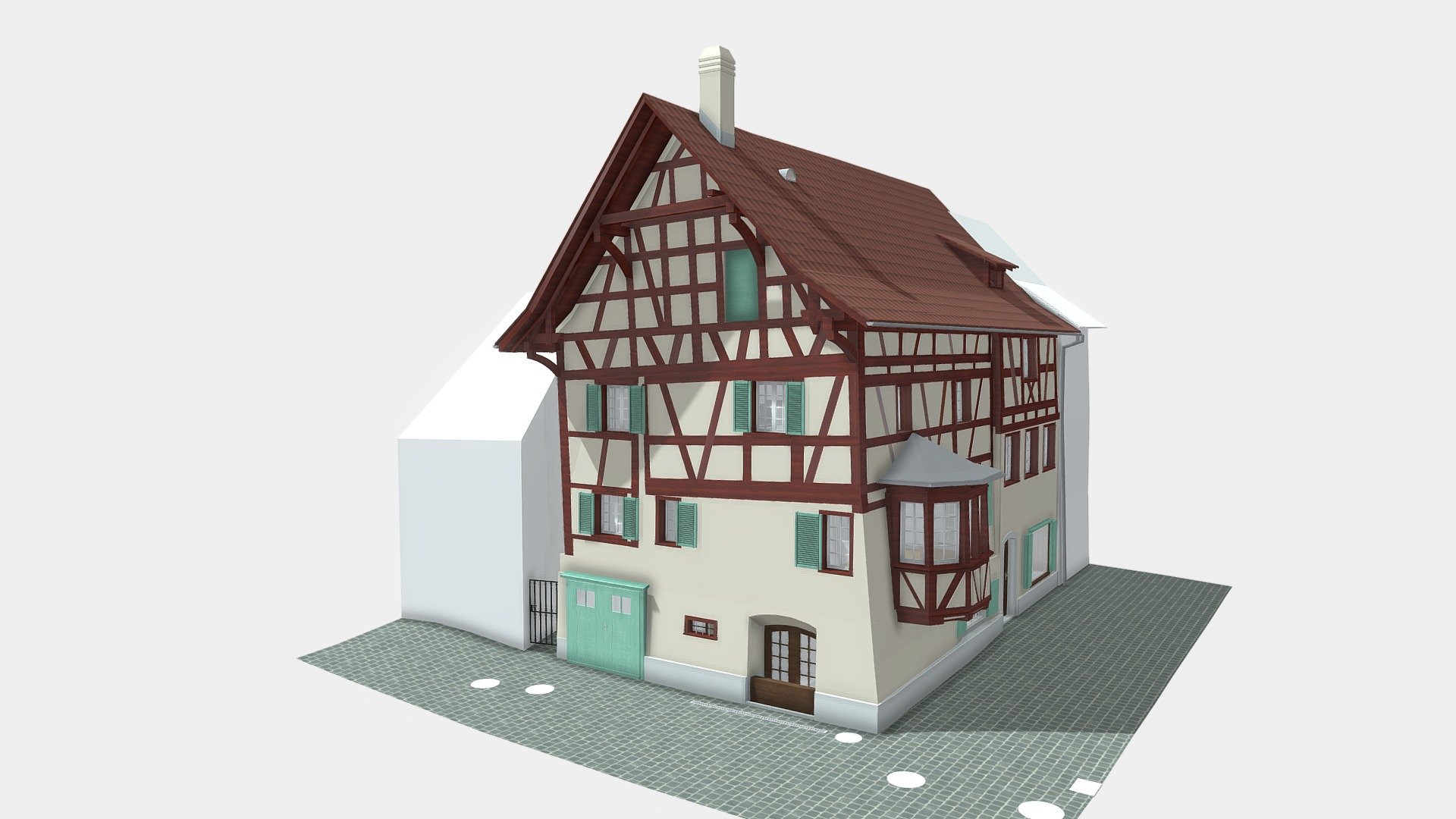 Stein am Rhein SH, Riegelhaus — Sketchfab embed 3D viewer