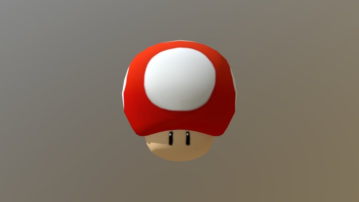 Free Mario Mushroom 3D Model