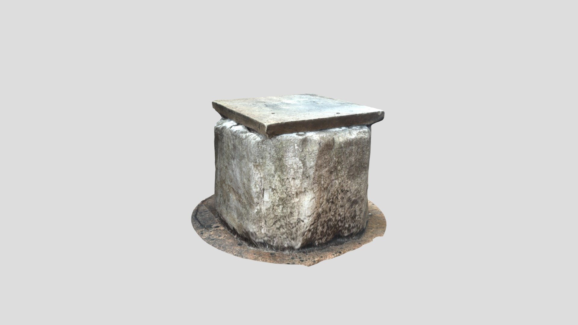 Stone Slab-covered Well 石板覆井 - 3D model by Daichen Wang (@DaichenWang ...