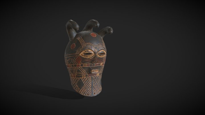 African Mask 3D Model