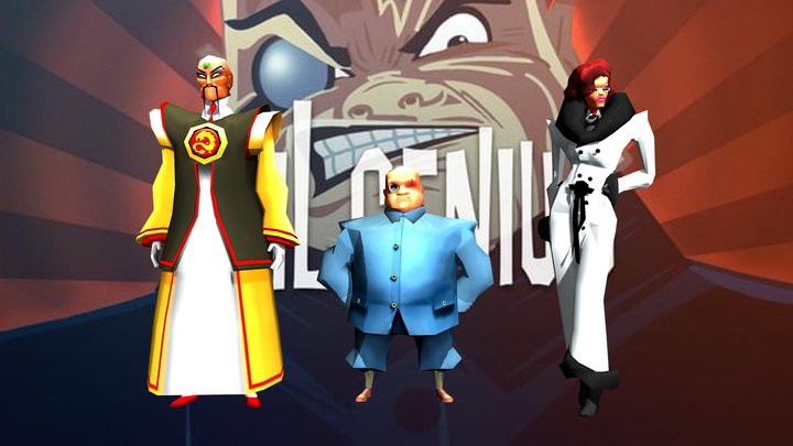 Evil Genius (2004) - The Evil Geniuses – Free 3D Model STL