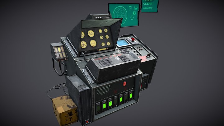 Sci Fi Computer 3D Model