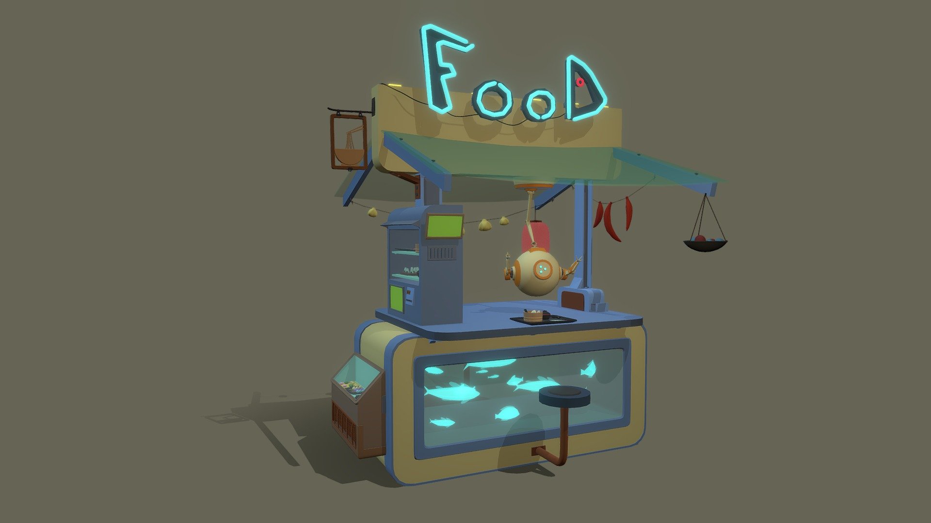 Space sushi diner
