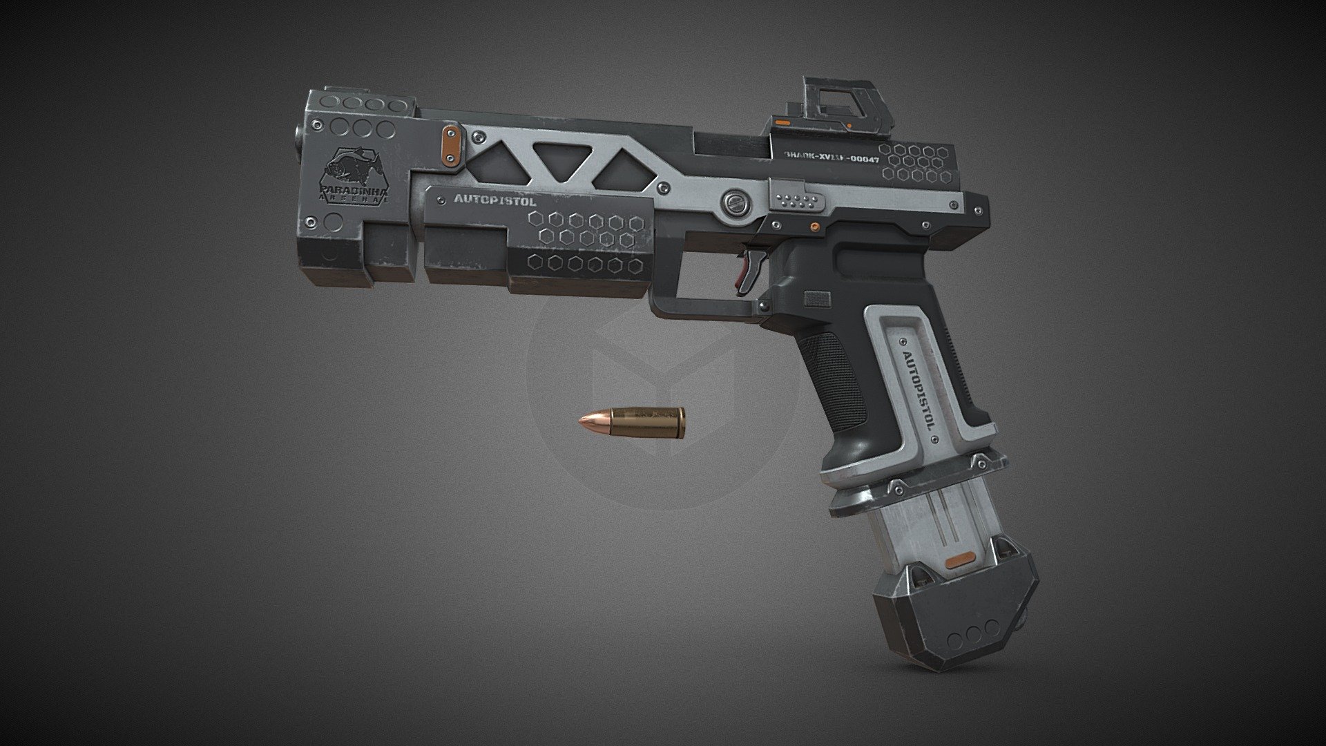 APEX LEGENDS RE-45 モデルガン RE-45 Auto Pistol Prop, Factory Issue – SteelWolf Creations