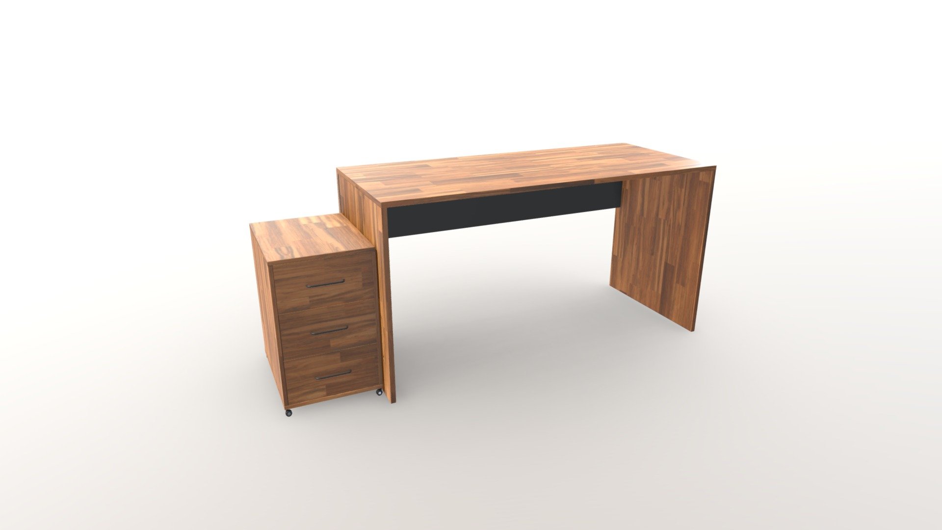 studio desk set - Buy Royalty Free 3D model by interior model ...