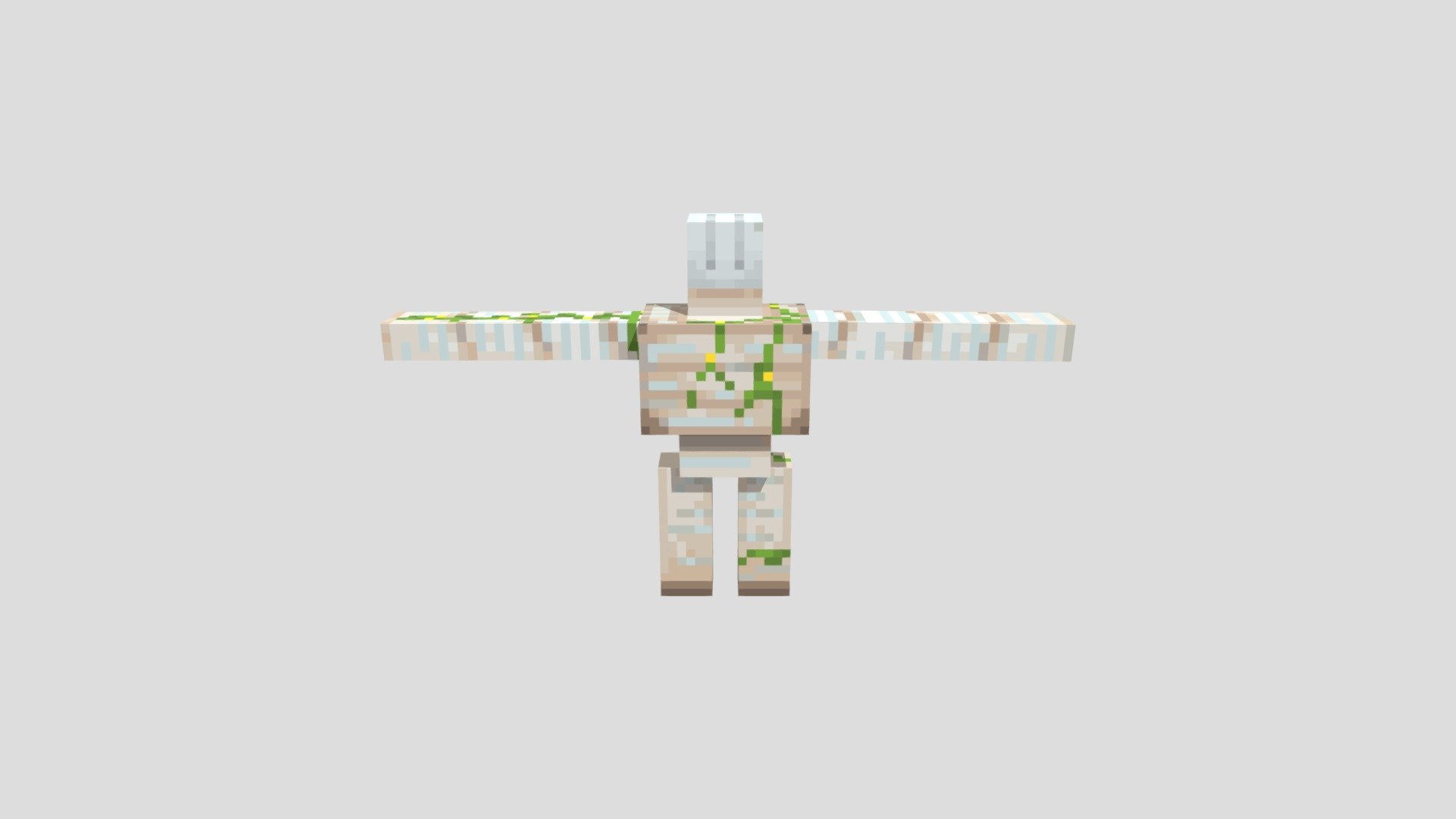 Iron Golem Minecraft Download Free 3d Model By 9560179739sudha [d951259] Sketchfab