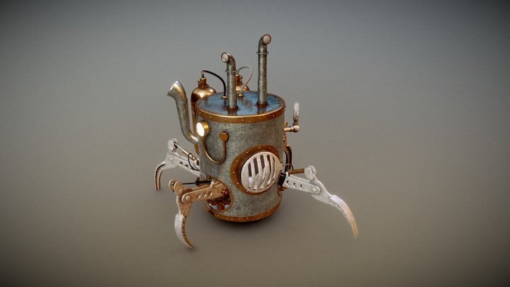 Steambot 01 3D Model