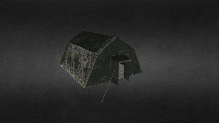 Military Tent 3D Model