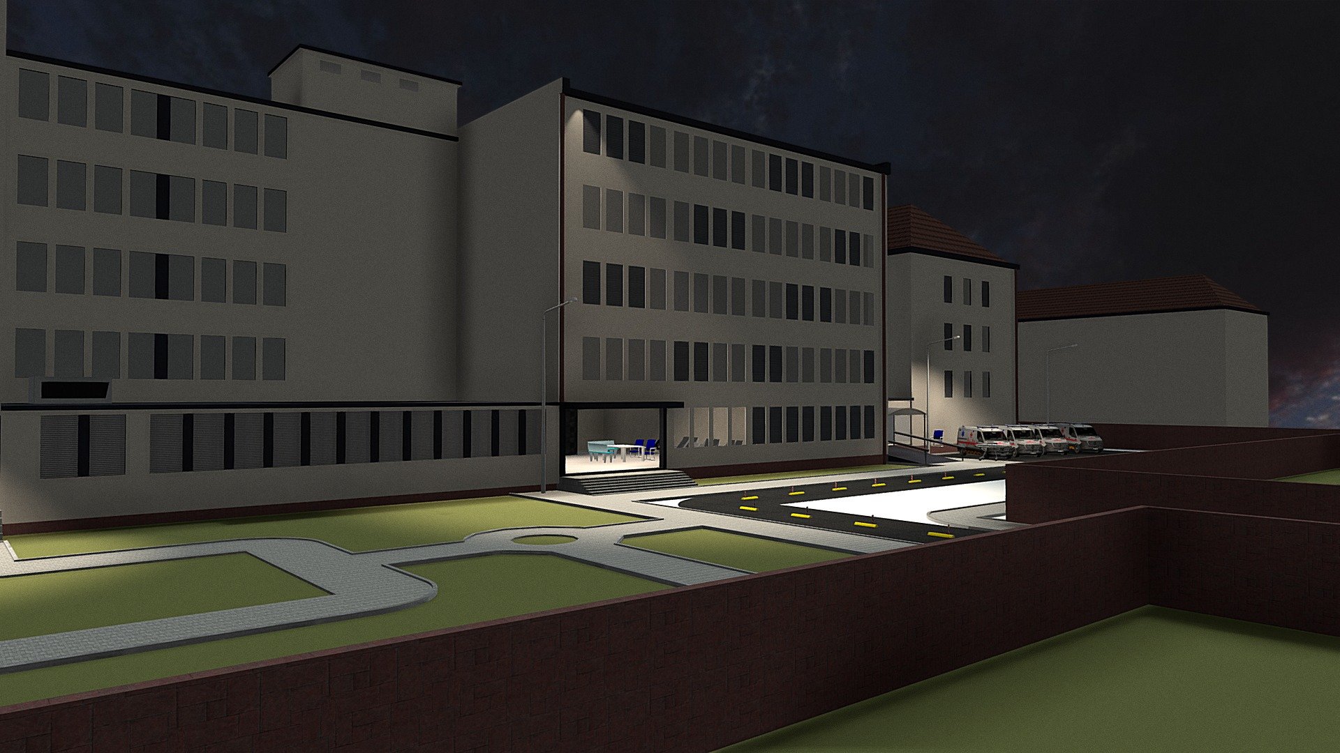 PIDM - Baza szpital ver 1 — Sketchfab embed 3D viewer