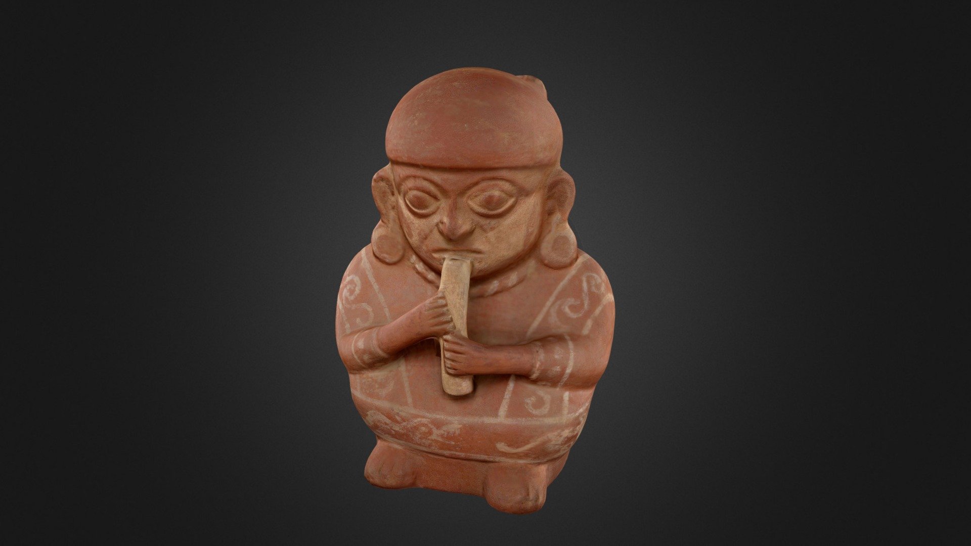 Músico Moche (200 - 850 d.C.)