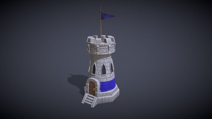Guard Tower 3D Model