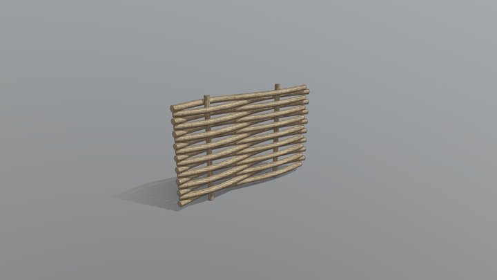 wicker fence 3D Model