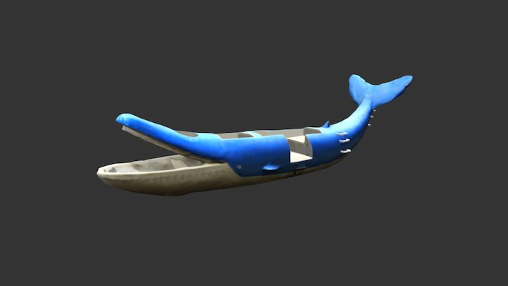 くじらの遊具 3D Model