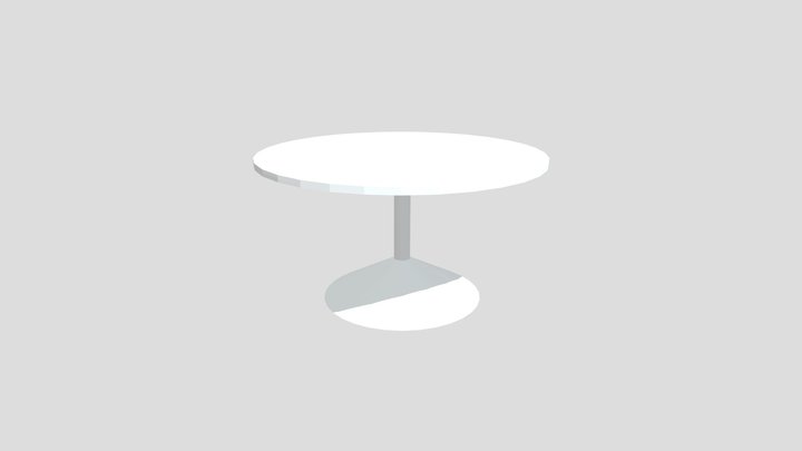 WHITE TABLE 3D Model
