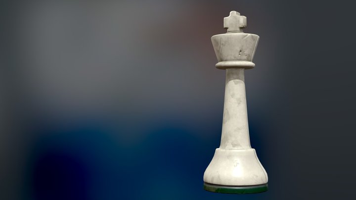 King chess piece 3D Model