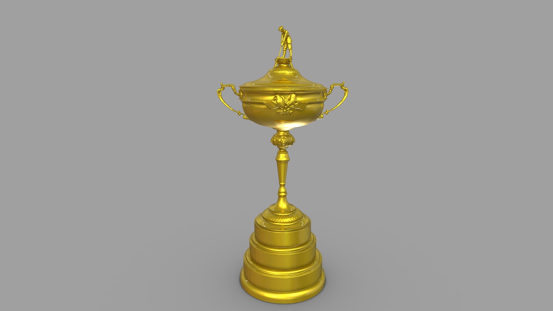 Ryder Cup Golf Trophy 3D Scan - 3D model by Laser Design (@Laserdesign ...