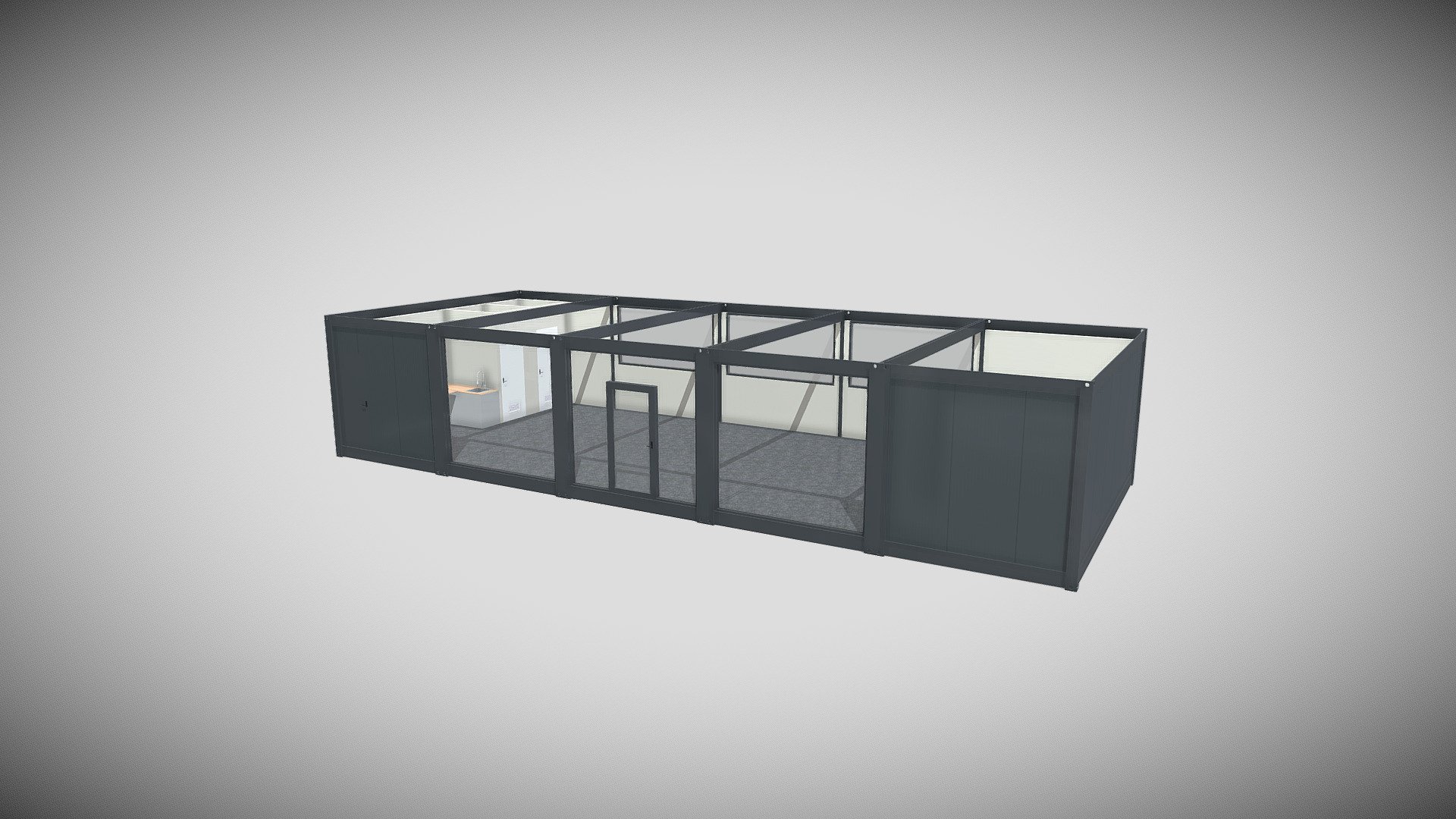Kontener GKM 15000mm x 6000mm — Sketchfab embed 3D viewer