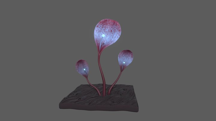 Alien Plant 3D Model