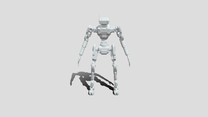 Robot fbx Rigged bone rig free download – Kostenloses 3D-Modell STL