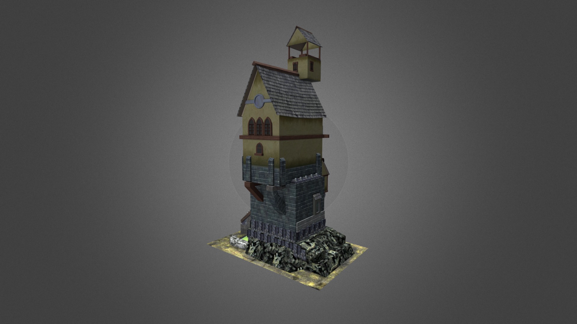 Medieval Dark Tower - 3D model by CG Duck (@cg_duck) [d958e4b] - Sketchfab