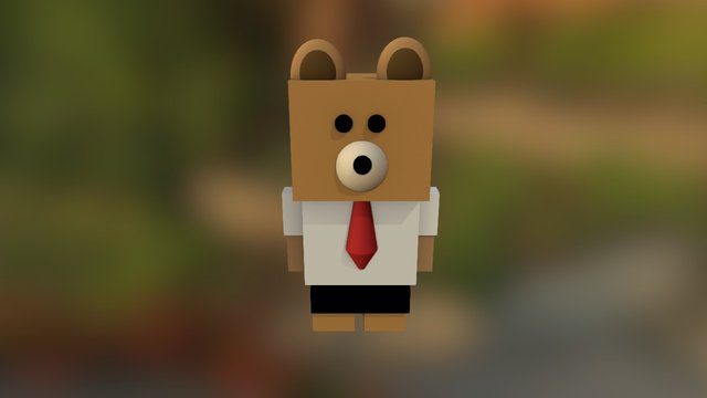 Working Brown 3D Model