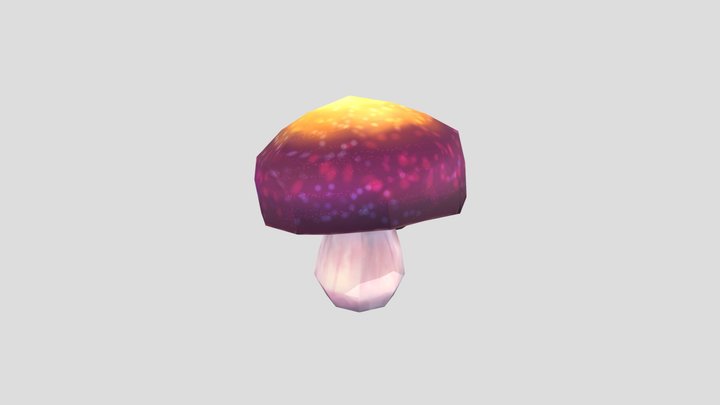 Mushroom || Hand Painted Mushroom || Blender 3D Model