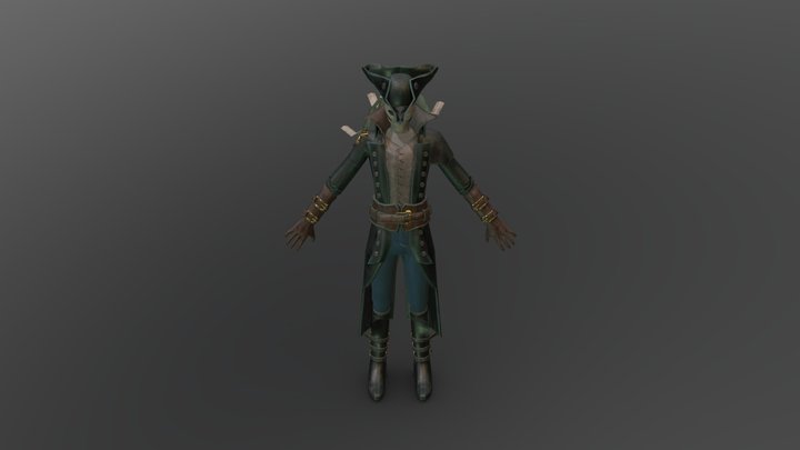 Ghost Pirate 3D Model