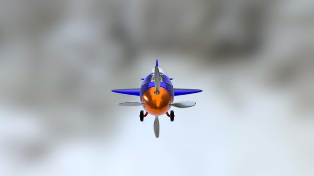 Hard Surface Modeling - Airplane 3D Model