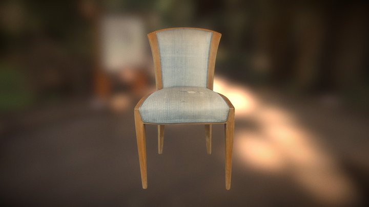 005 - Chaise Blanche 3D Model