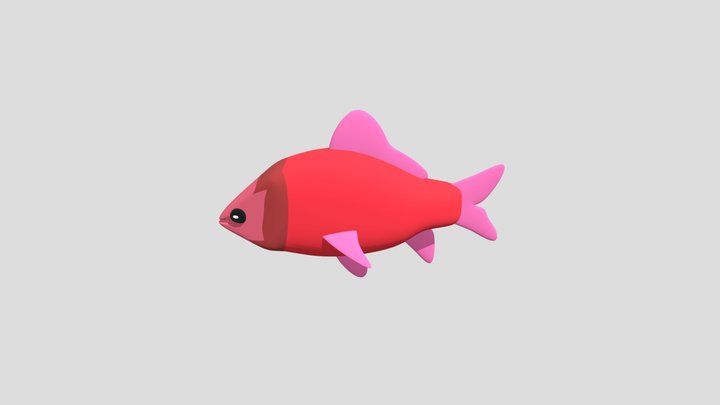 Salmon 3D Model