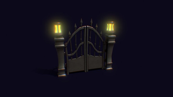 (G)Raveyard_Main Gate 3D Model